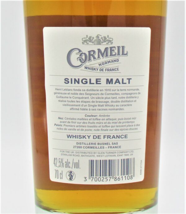 Single Malt Whisky Normand Cormeil
