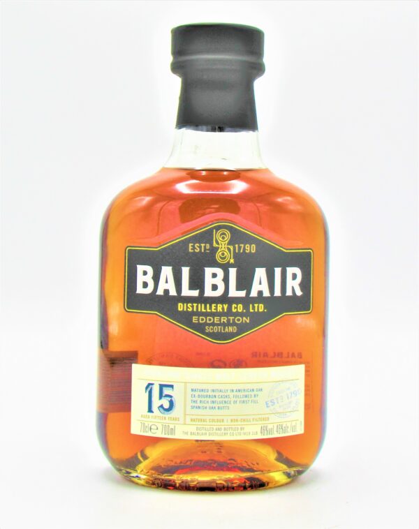 Single Malt Scotch Whisky The Balblair 15 Ans