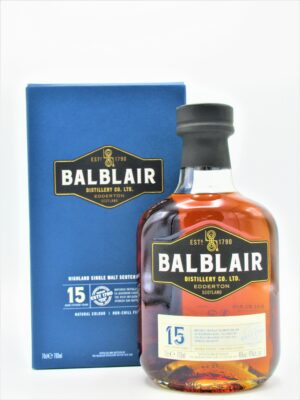 Single Malt Scotch Whisky The Balblair 15 Ans