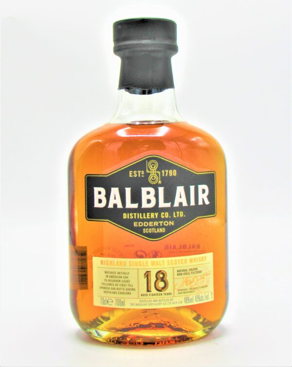 Single Malt Scotch Whisky The Balblair 18 Ans