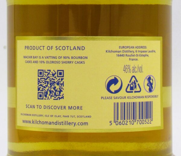 Single Malt Scotch Whisky Machir Bay Kilchoman