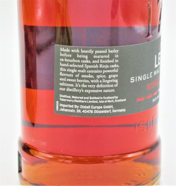 Single Malt Scotch Whisky Ledaig Sinclair Serie