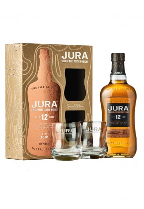 Single Malt Scotch Whisky Jura 12 Ans Coffret 2 Verres