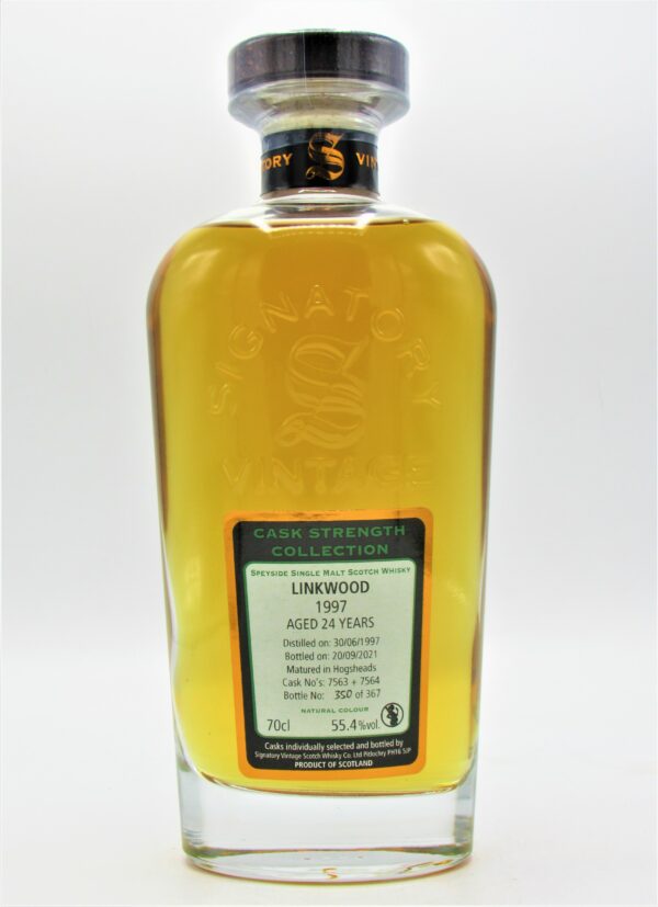 Single Malt Scotch Whisky Linkwood Signatory Vintage 24 Ans 1997