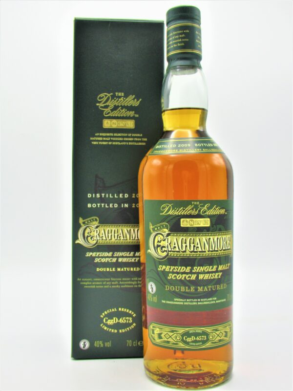 Single Malt Scotch Whisky The Cragganmore Distiller’s Edition 2009