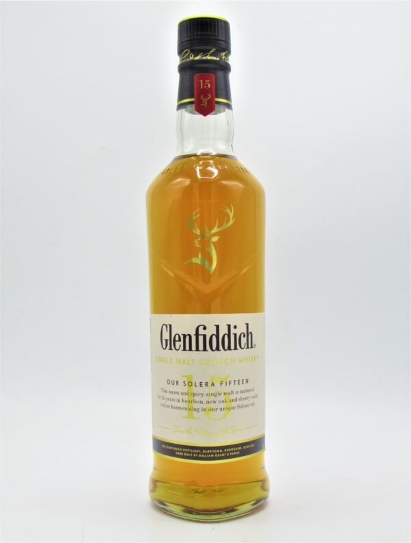 Single Malt Scotch Whisky The Glenfiddich 15 Ans Solera Reserve