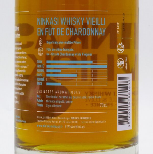 Single Malt Whisky Ninkasi Chardonnay Finish