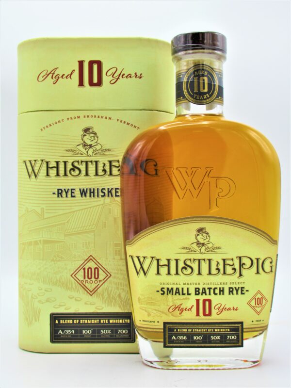 Whiskey WhistlePig Small Batch Rye 10 Ans