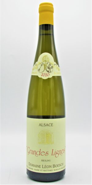 Alsace Riesling bio Les Grandes Lignes Domaine Leon Boesch 2020