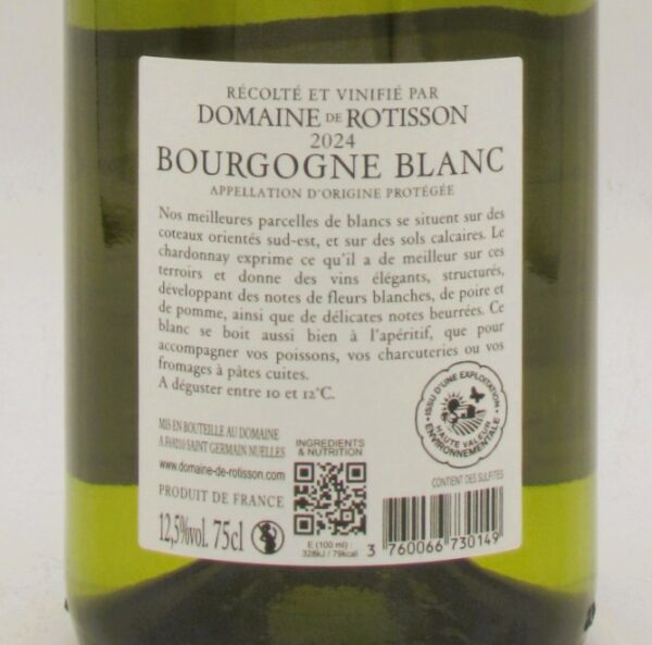 Bourgogne Chardonnay Les Chères Domaine Rotisson 2024