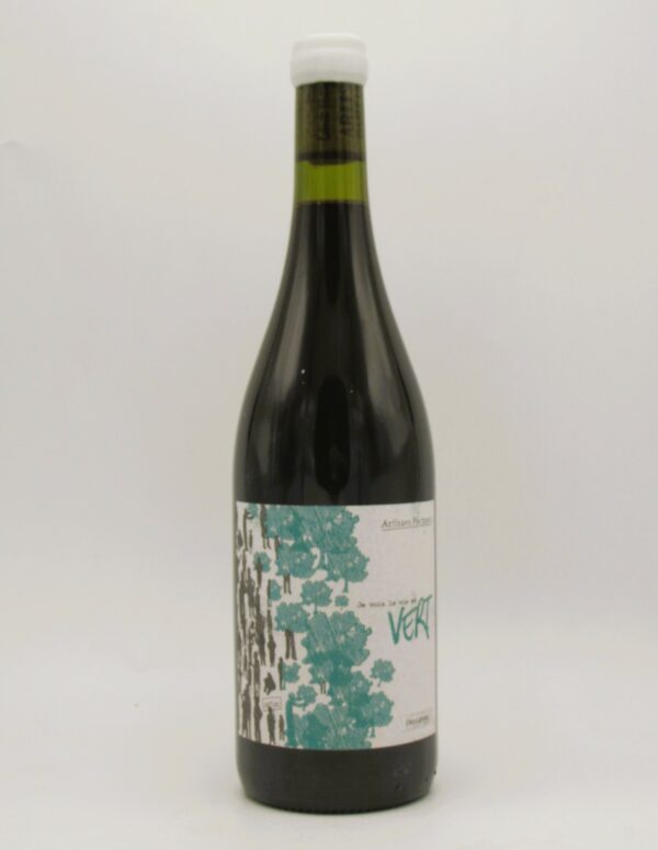 Vin de France bio La vie en Vert 100% Carignan Chateau Ollieux Romanis 2024