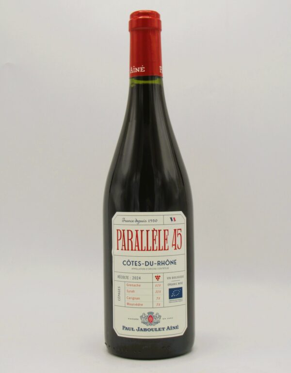 Cotes du Rhone Rouge Bio 45eme Parallèle Paul Jaboulet 2024