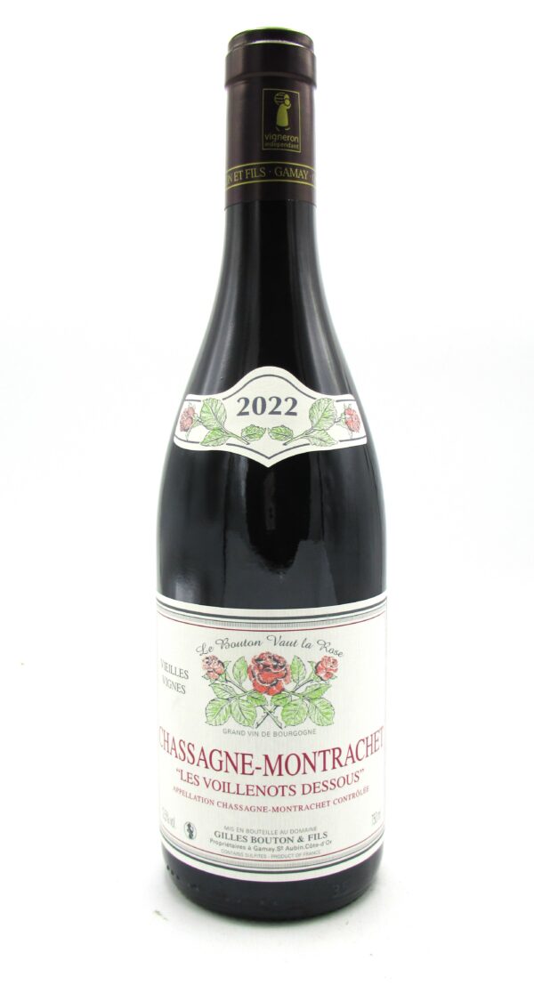 Chassagne Montrachet Rouge Les Voillenots Dessous Domaine Gilles Bouton 2022