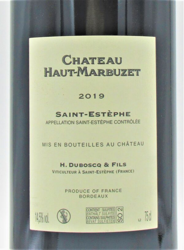 Saint Estèphe Chateau Haut Marbuzet 2017 Magnum