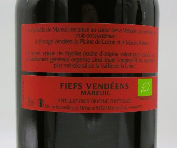 AOP Fiefs Vendéens – Mareuil rouge Collection Vignobles Mourat 2023
