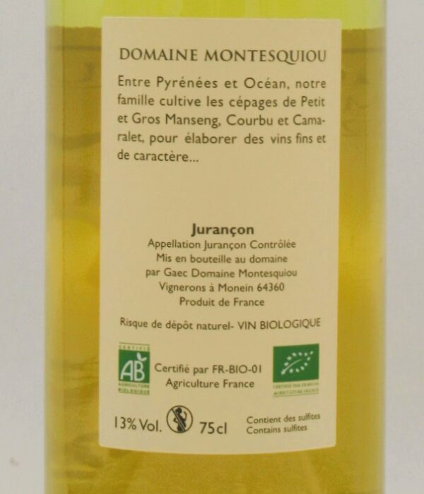 Jurançon Moelleux Amistat Domaine de Montesquiou 2023